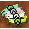 Factory whole sale overwatch silicone ankle cool bracelet cheap wristband for promotional gift
